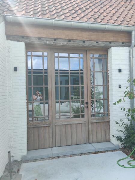 Klassieke houten veranda op maat